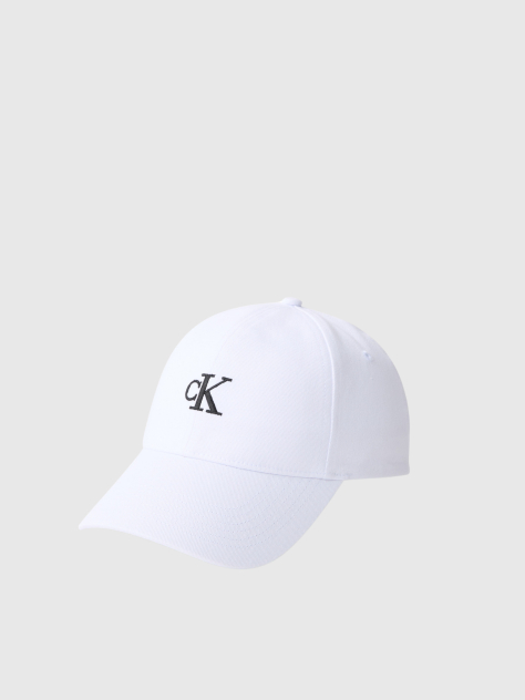 White Twill Logo Cap  Women