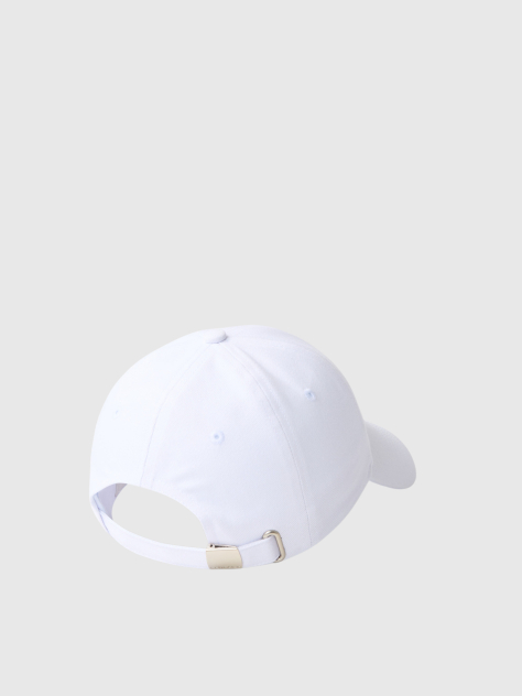White Twill Logo Cap  Women