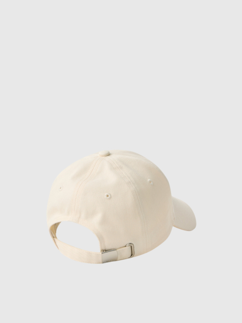 White Twill Logo Cap  Women