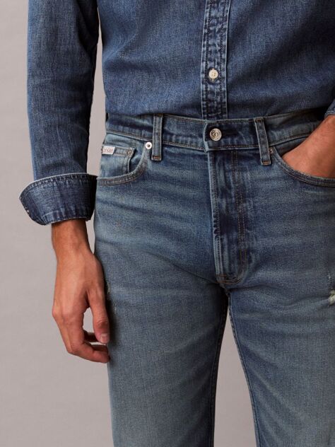 Denim Standard Straight Fit Jeans  Men
