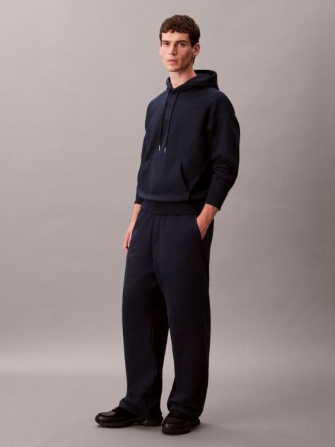 Μαύρο Hoodie Από Premium Terry Ύφασμα  Άνδρας