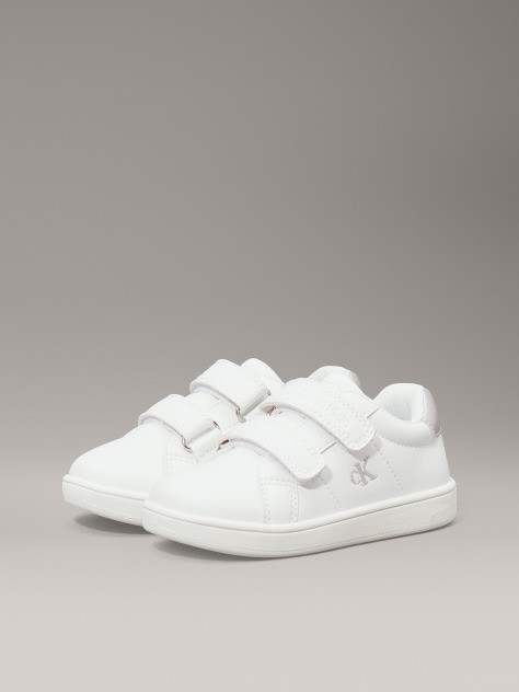 Λευκό Χαμηλά Sneakers Με Velcro  Κορίτσι