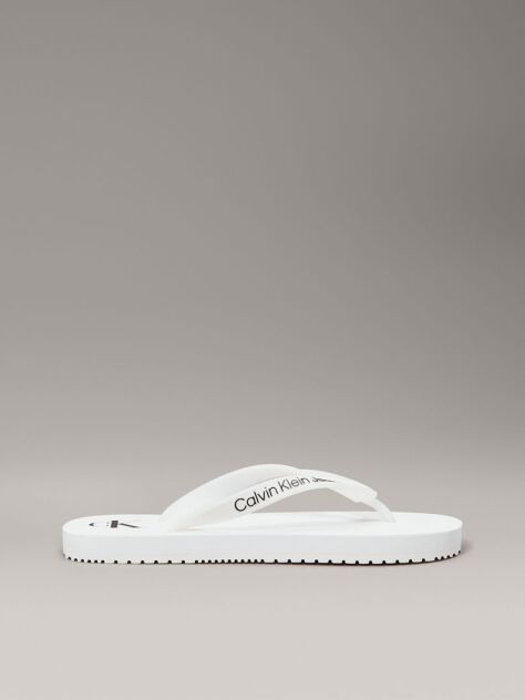 White Flip Flops  Women