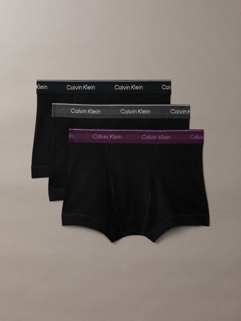 Μαύρο Σετ 3 Μπόξερ - Cotton Classics  Άνδρας