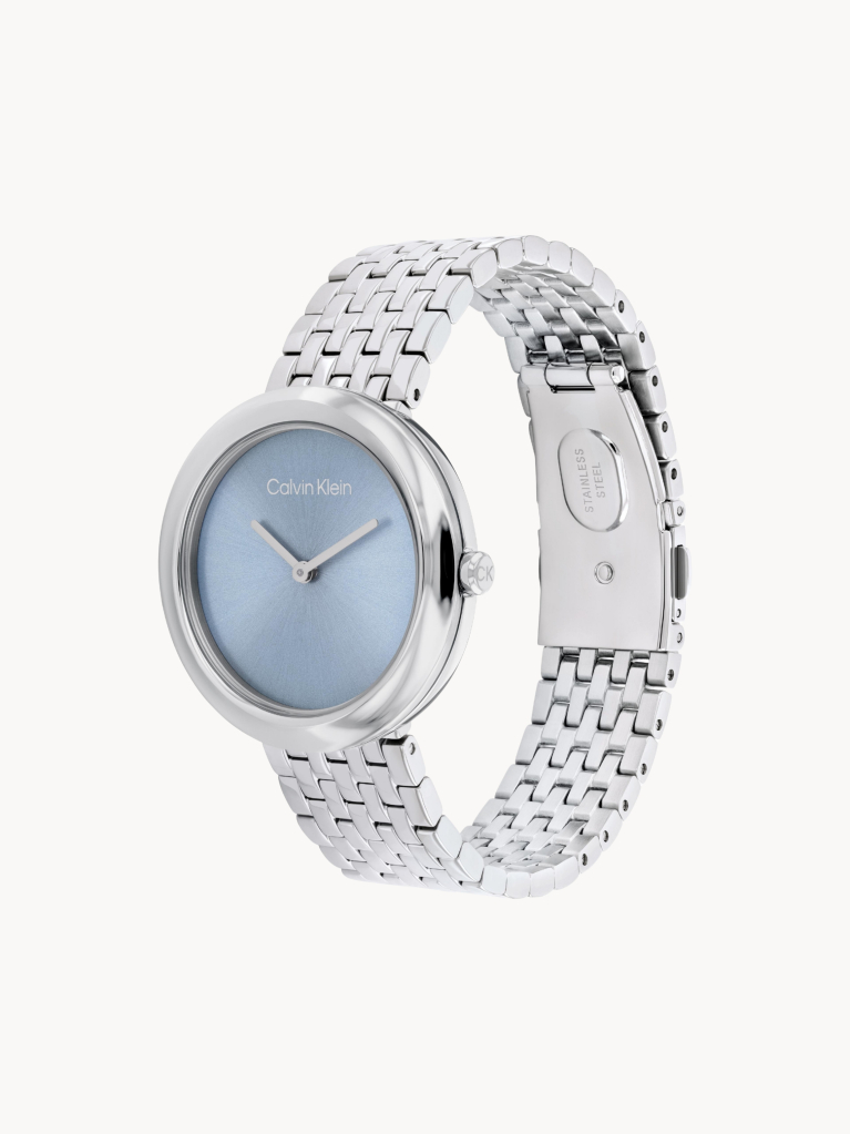 Blue Stainless Steel Bracelet Watch  Women