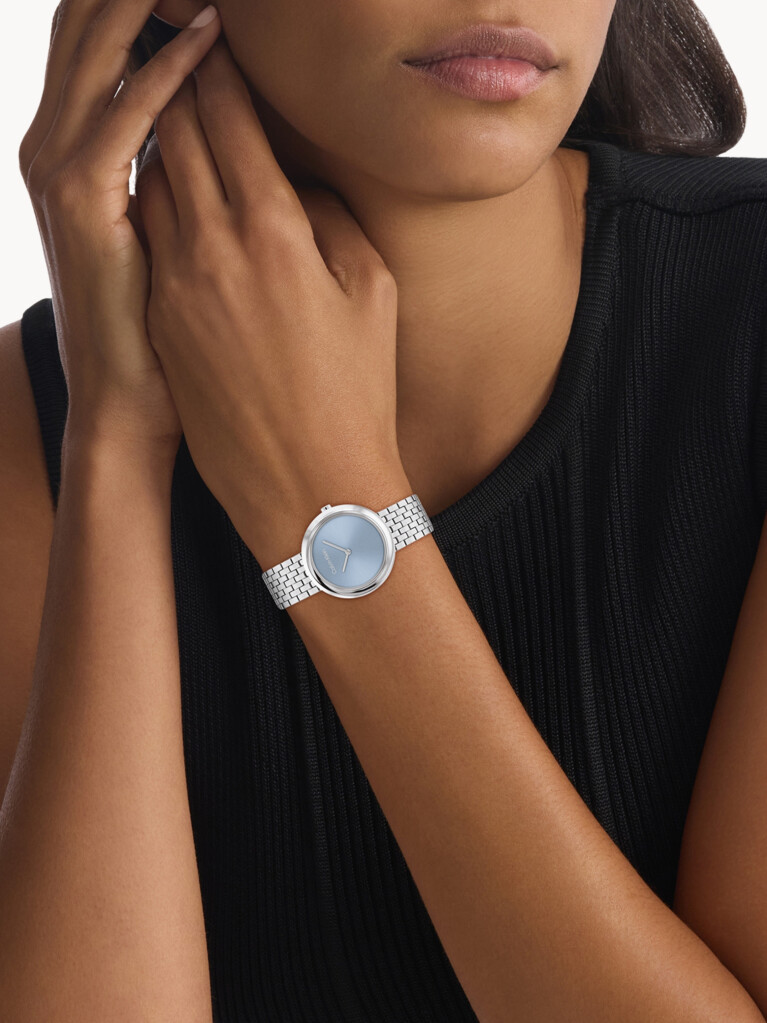Blue Stainless Steel Bracelet Watch  Women