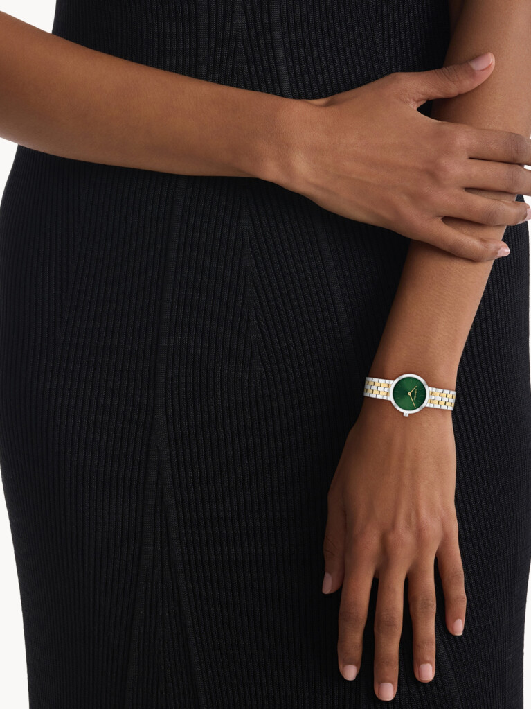 Green Stainless Steel Bracelet Watch  Women