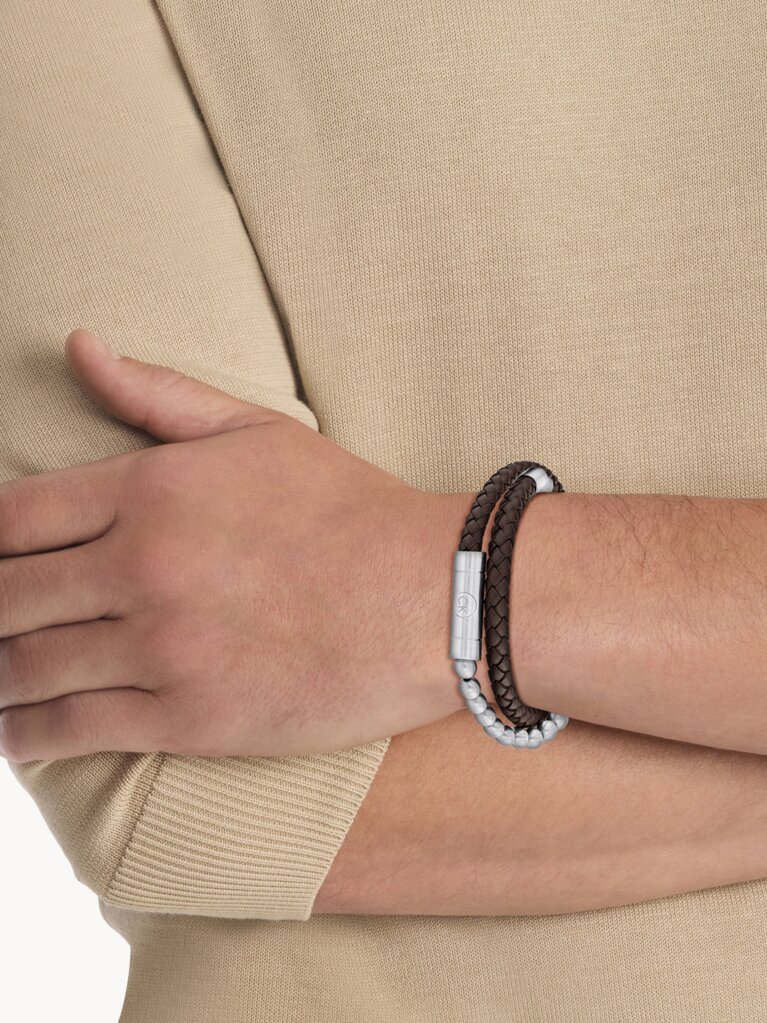 Brown CK Fuse Bracelet  Men