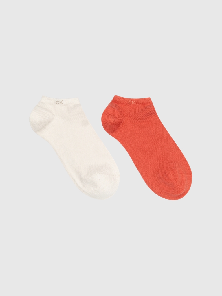 Red Calvin Klein Casual Men's Sneaker Socks 2 pack  Men