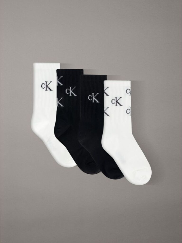Multi 4 Pack Crew Socks  Women