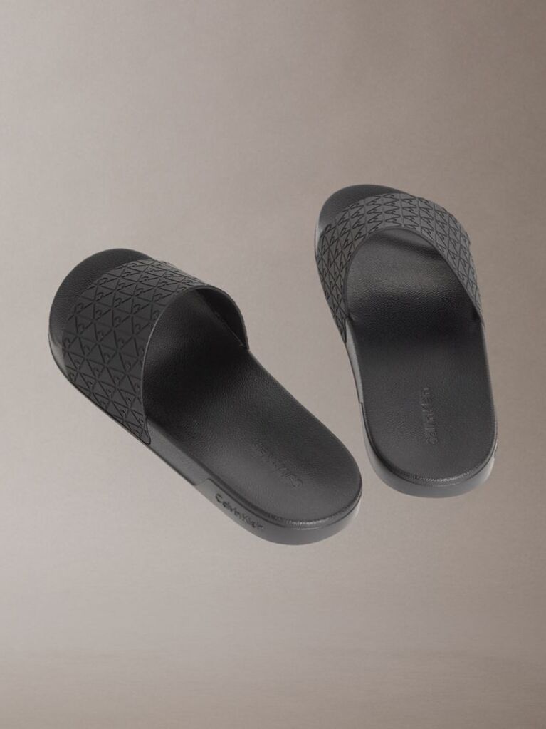 Black Nemo - Contoured Emblem Logo Sliders  Men