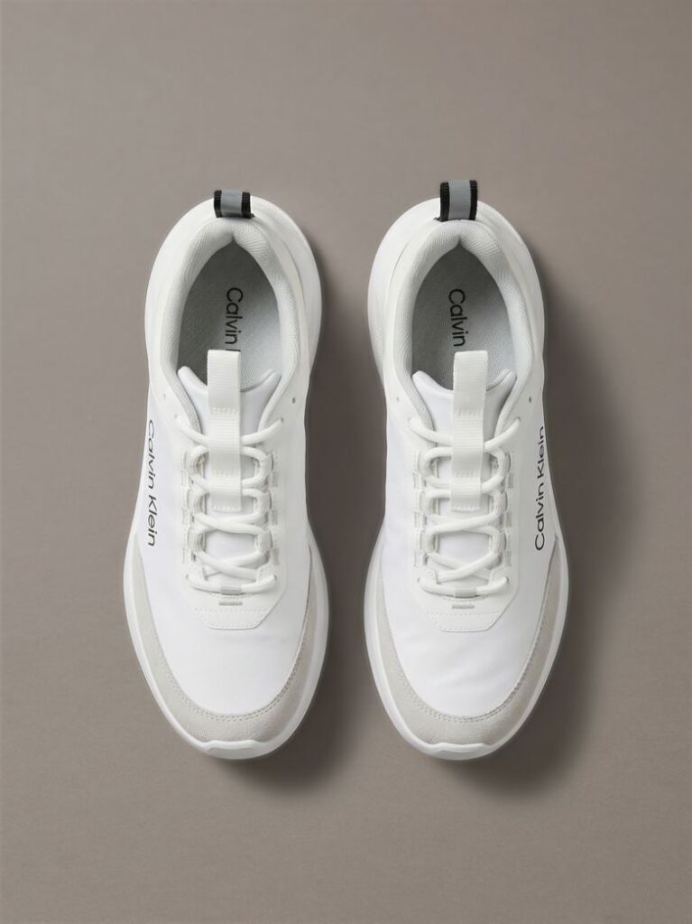 White CK Curve - Lightweight Runner Trainers  Men