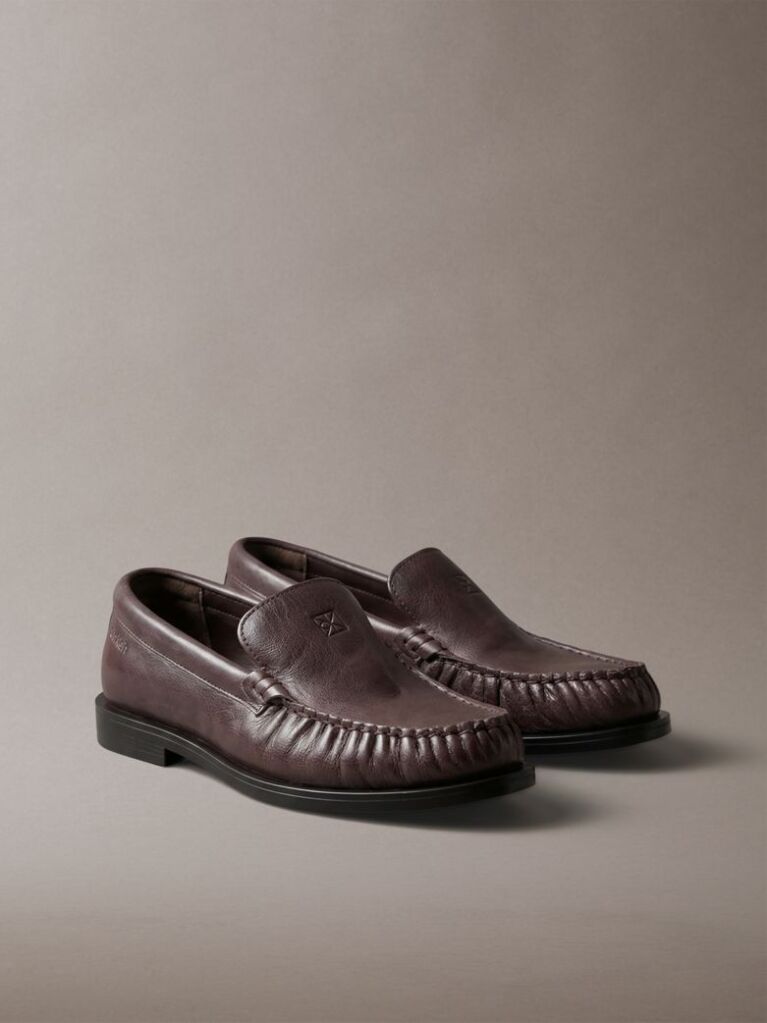 Καφέ Thea - Δερμάτινα Loafers  Γυναίκα