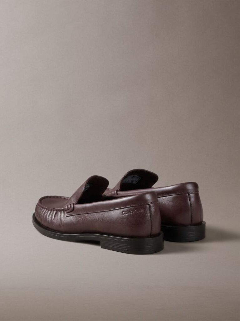 Καφέ Thea - Δερμάτινα Loafers  Γυναίκα
