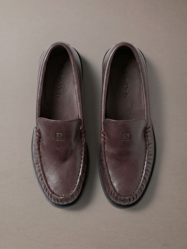 Καφέ Thea - Δερμάτινα Loafers  Γυναίκα