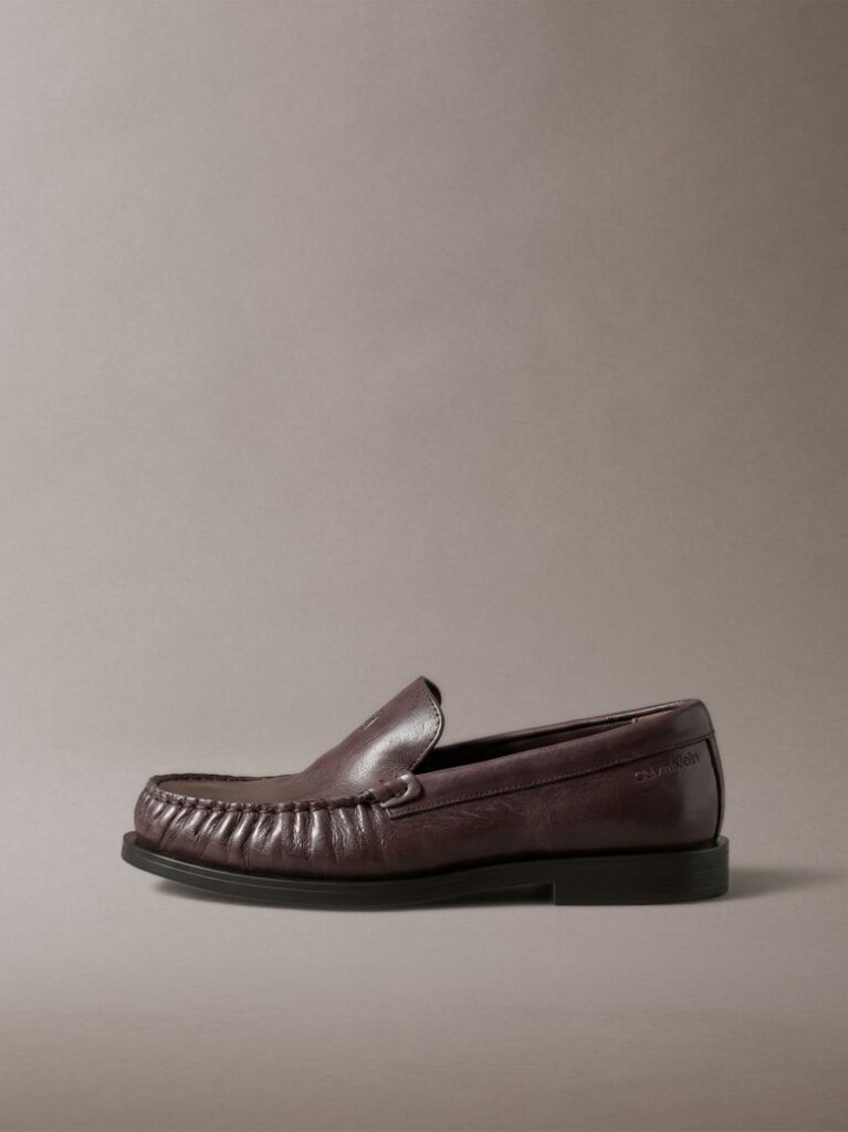Καφέ Thea - Δερμάτινα Loafers  Γυναίκα