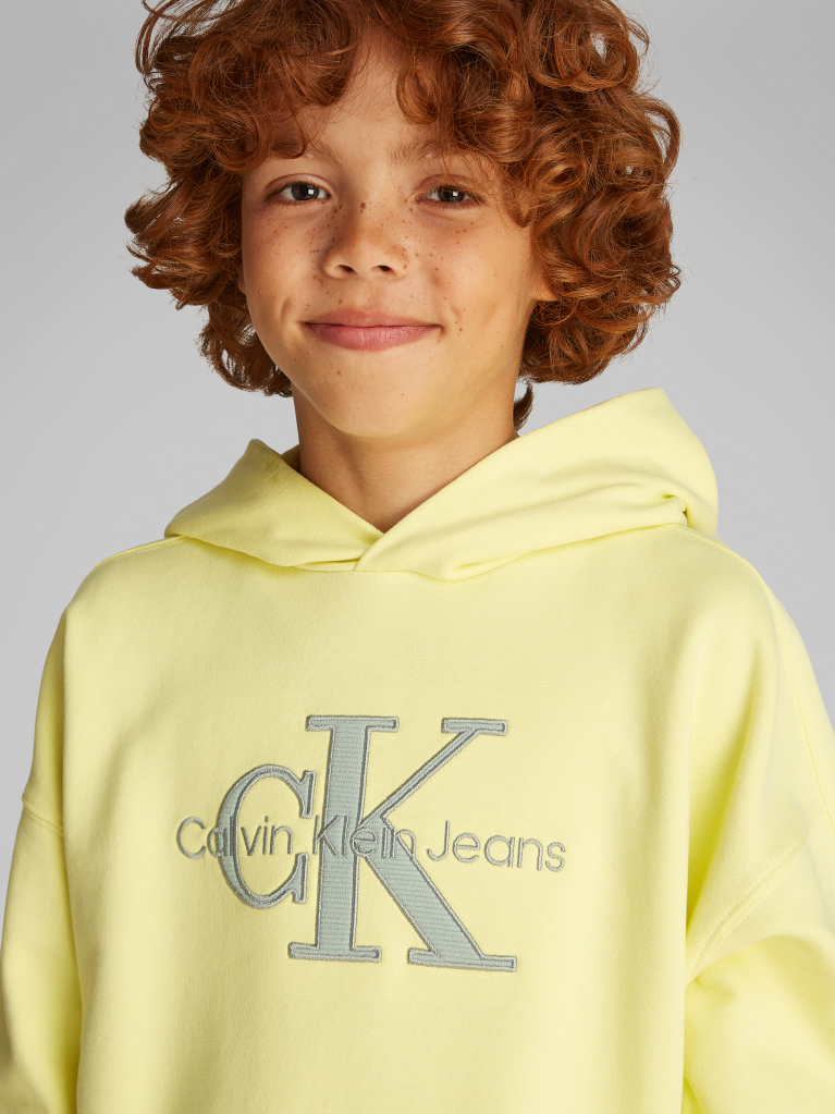 Κίτρινο Hoodie Με Λογότυπο  Αγόρι