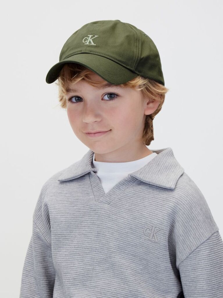 Green Kids Organic Cotton Cap  Kids Unisex
