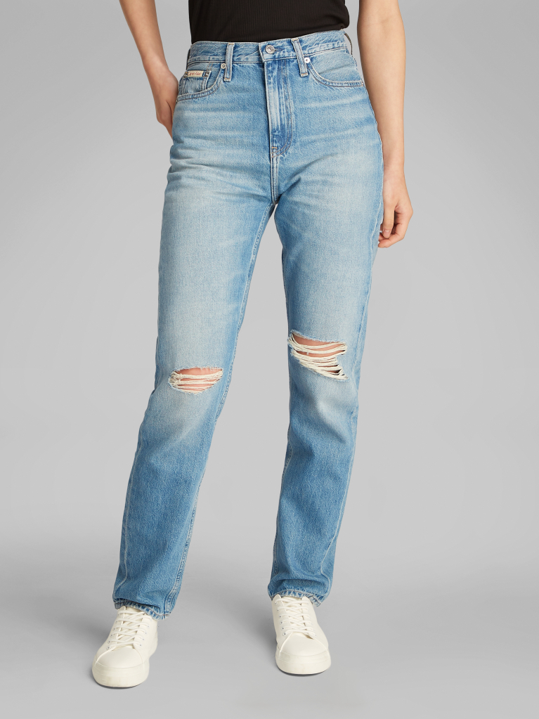 Denim Authentic Slim Τζιν Σε Ίσια Γραμμή  Γυναίκα