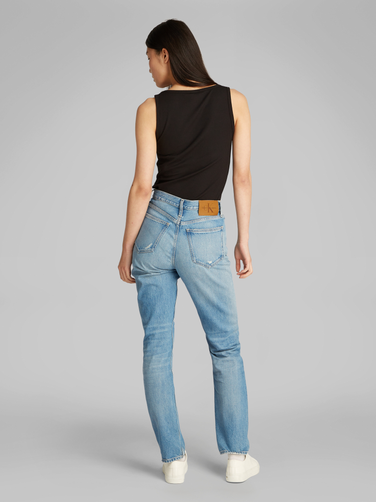 Denim Authentic Slim Τζιν Σε Ίσια Γραμμή  Γυναίκα