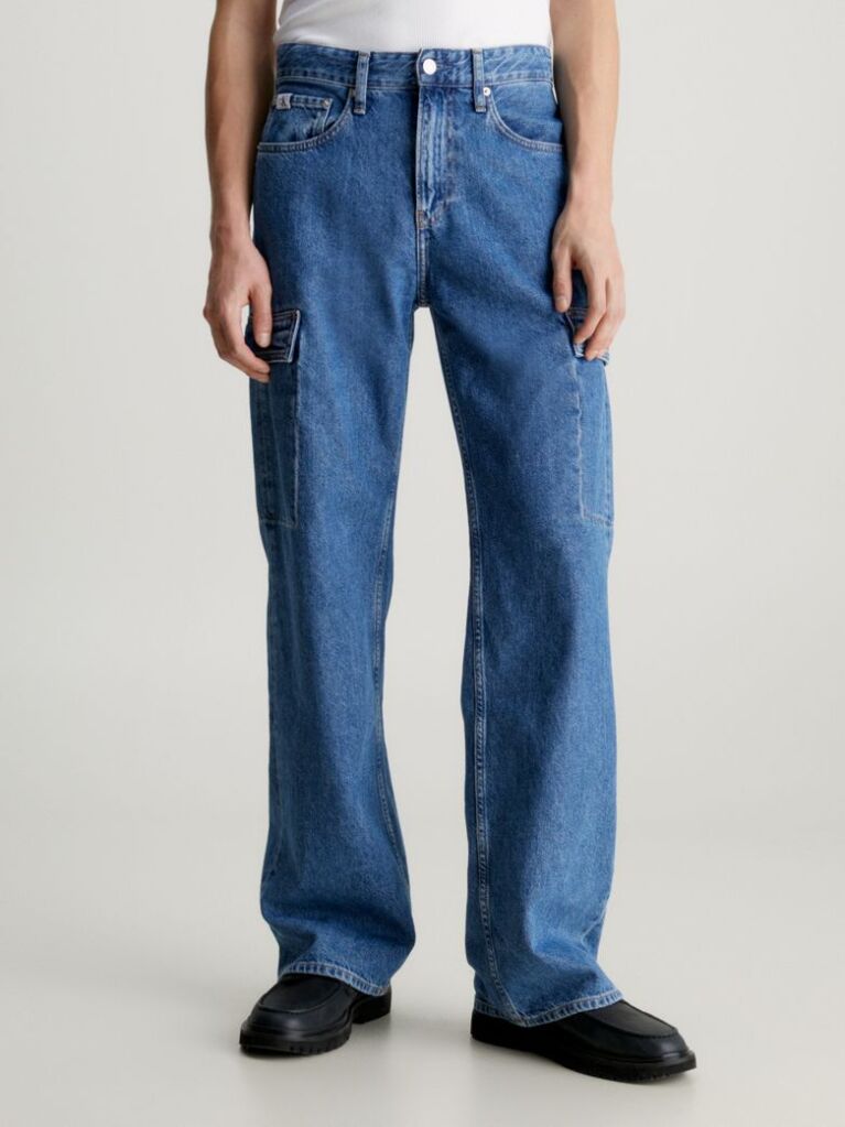 Denim 90's Cargo Τζιν Με Loose Γραμμή  Άνδρας