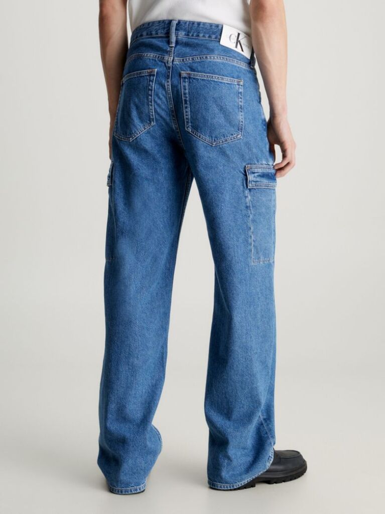 Denim 90's Cargo Τζιν Με Loose Γραμμή  Άνδρας