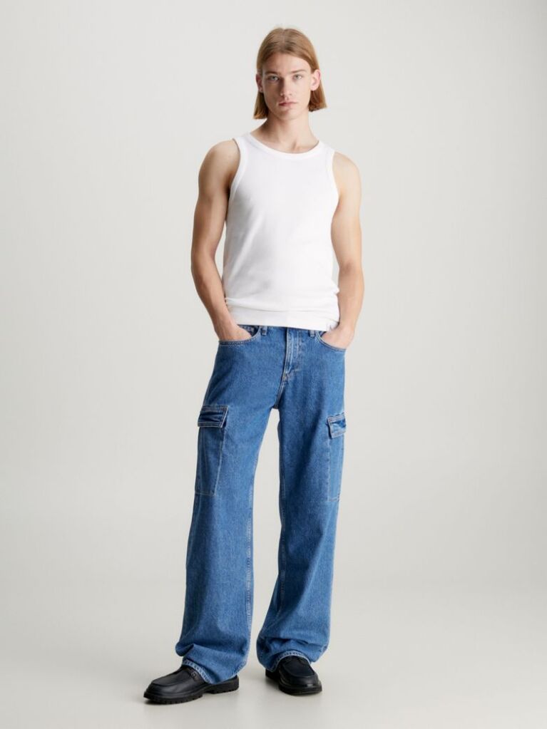 Denim 90's Cargo Τζιν Με Loose Γραμμή  Άνδρας