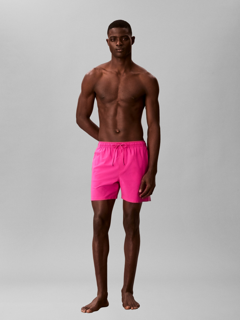 Purple Core Solid Swim Shorts  Men