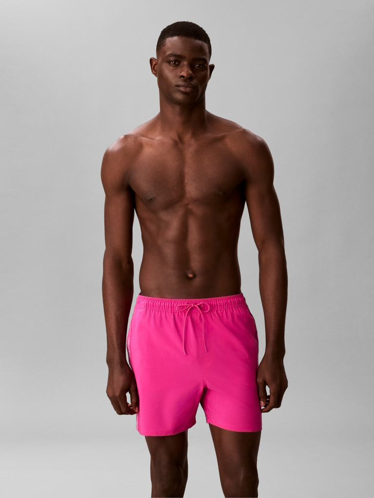 Purple Core Solid Swim Shorts  Men