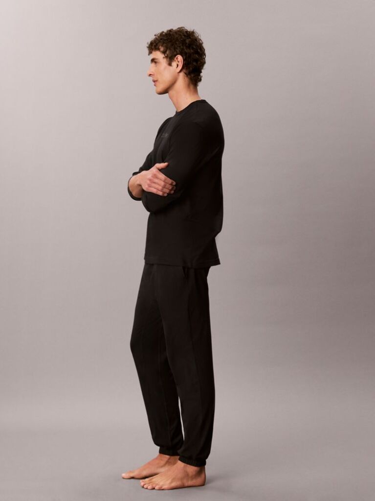 Black Pants Pyjama Set - Icon Cotton  Men