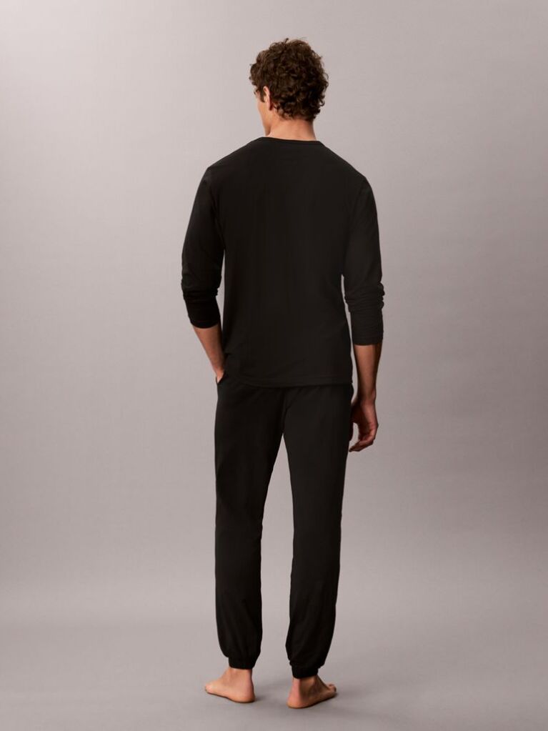 Black Pants Pyjama Set - Icon Cotton  Men