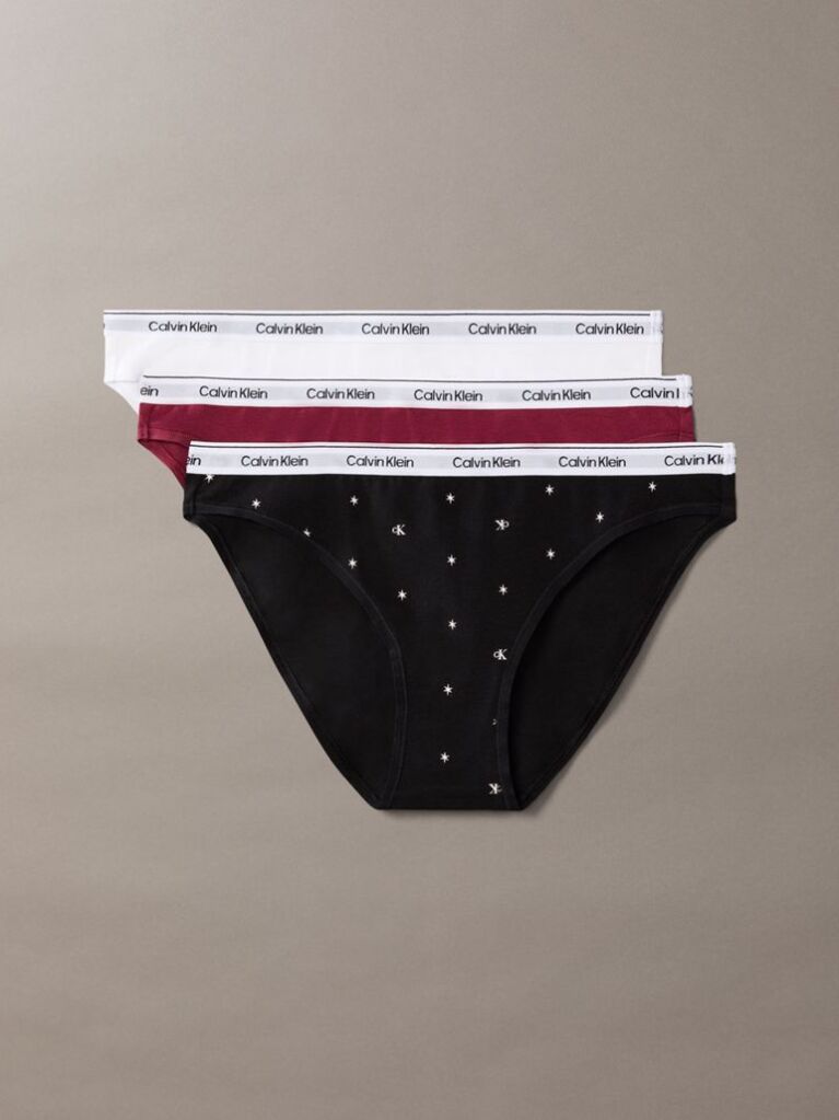 Multi 3 Pack Bikini Briefs - Icon Logo  Women