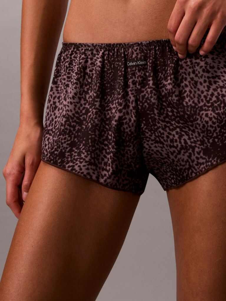 Brown Boy Shorts - Signature Satin  Women