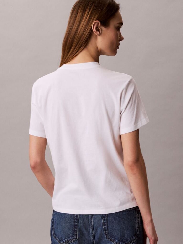 Λευκό T-shirt Με Κλασικό NYC Λογότυπο  Γυναίκα