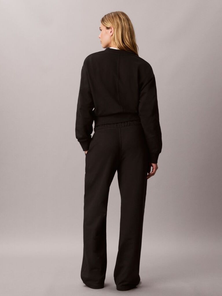 Black Terry Graphic Logo Sweatpants  Women