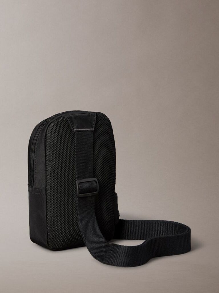 Black Bold Phone Crossbody  Men