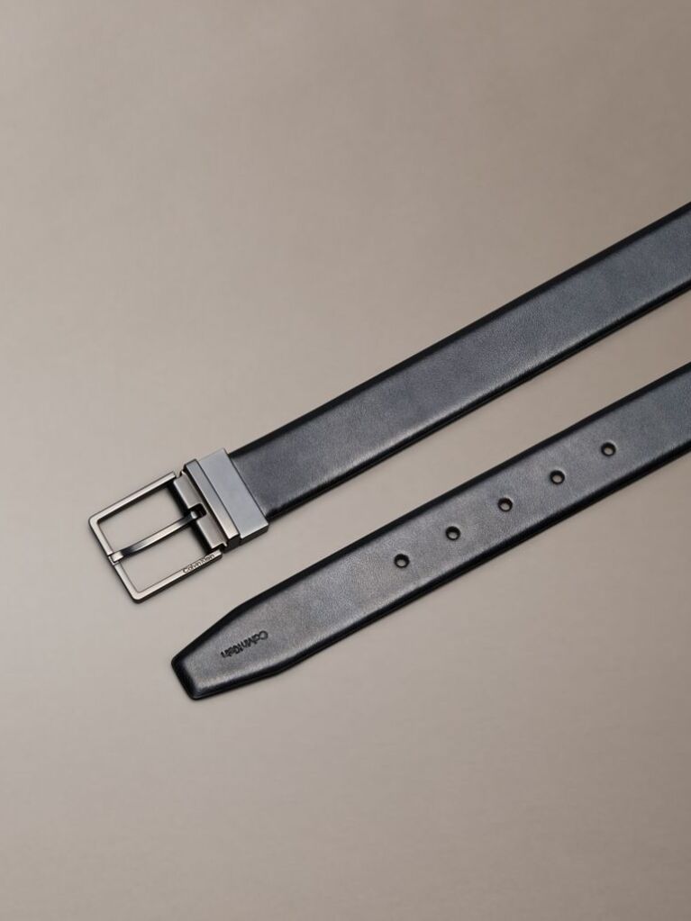 Μαύρο Δερμάτινη Ζώνη  Άνδρας
