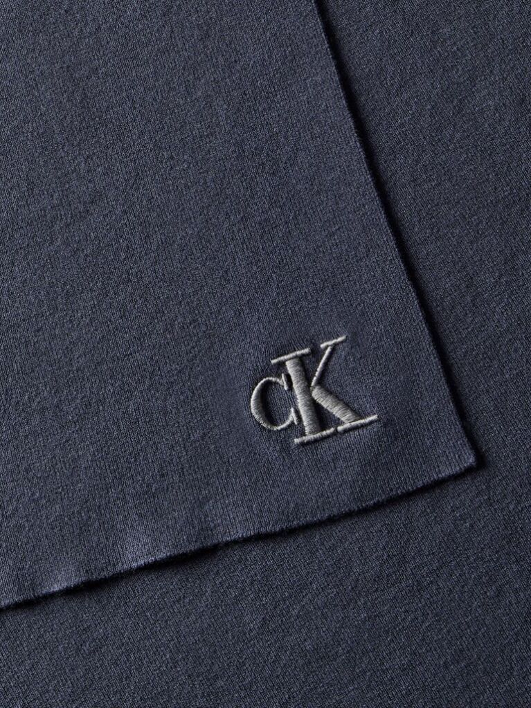 Blue Signature Logo Scarf  Men