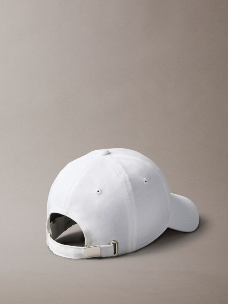 White Twill Logo Cap  Women