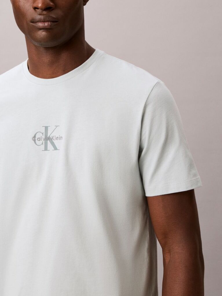 Πράσινο T-shirt Με Μονόγραμμα  Άνδρας