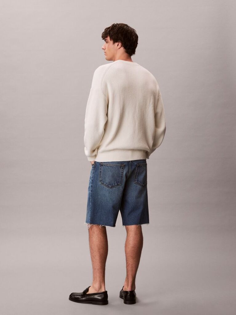 Denim 90s Άνετη Denim Βερμούδα  Άνδρας