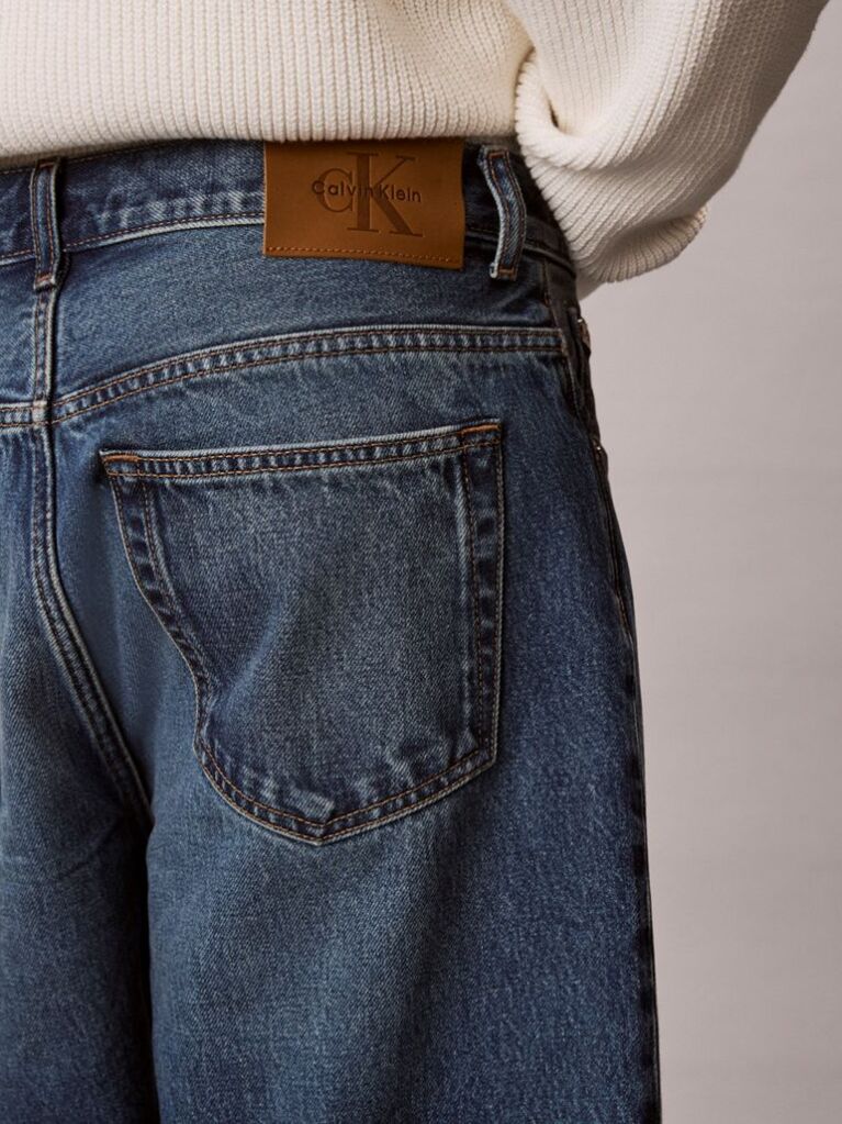 Denim 90s Άνετη Denim Βερμούδα  Άνδρας