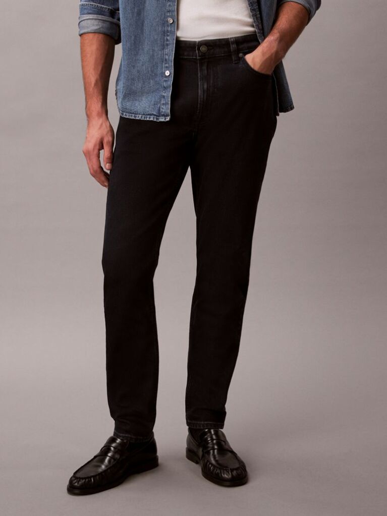 Denim Στενό Τζιν Με Tapered Γραμμή  Άνδρας