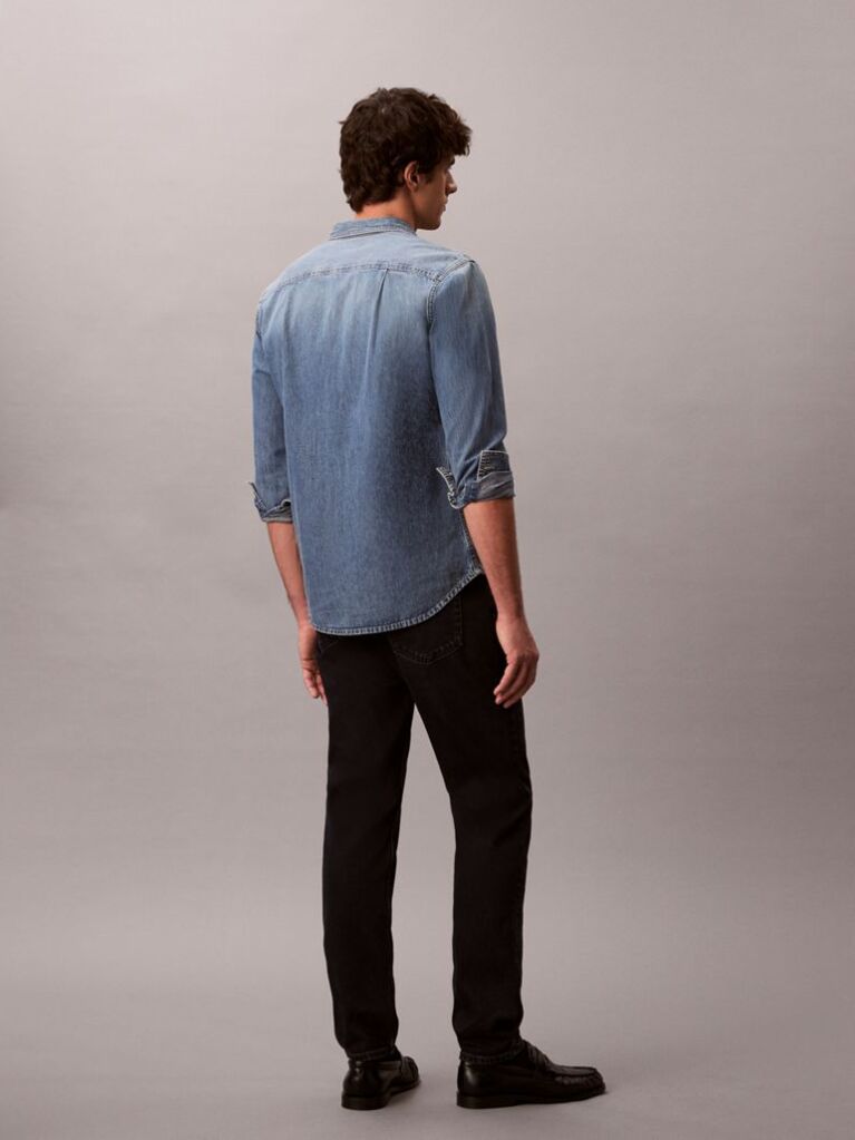 Denim Στενό Τζιν Με Tapered Γραμμή  Άνδρας