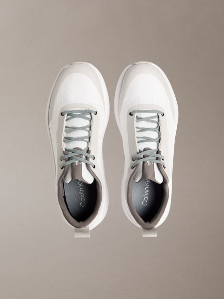 Λευκό Chunky Sneakers Με Emblem Λογότυπο  Γυναίκα