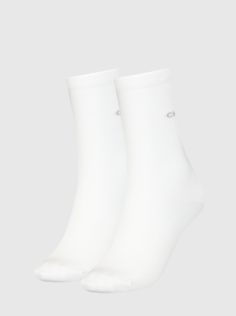 White CK Women Sock 2P  Women