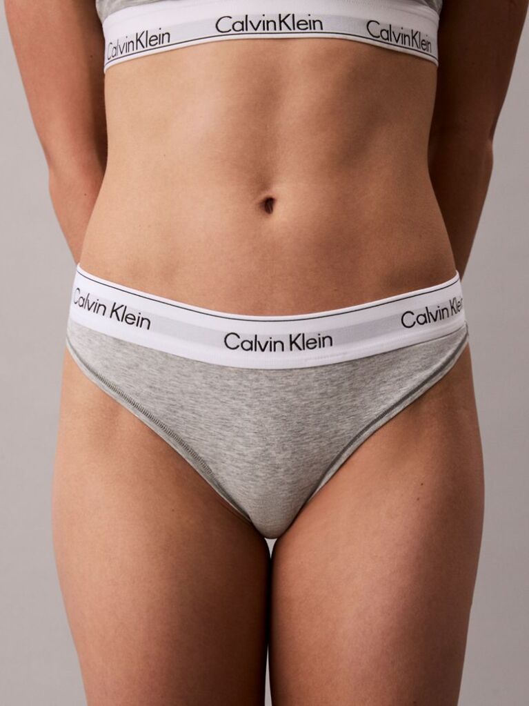 Γκρι Στρινγκ - Icon Cotton Modal  Γυναίκα