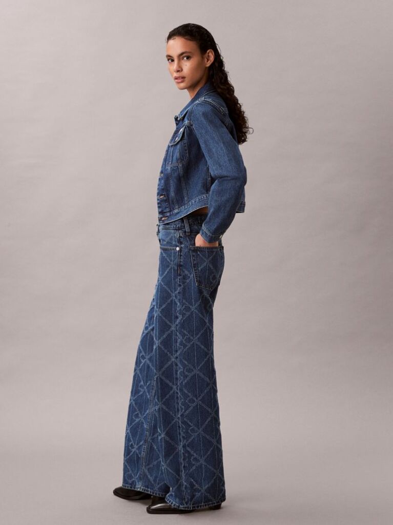 Denim Cropped 90s Denim Jacket  Women