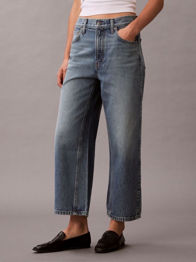 Denim Ψηλόμεση Τζιν Ζιπ Κιλότ  Γυναίκα