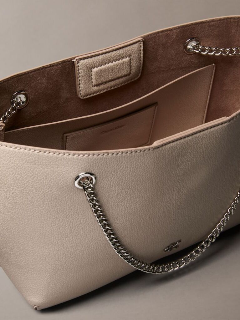 Beige Monogram Shoulder Bag  Women